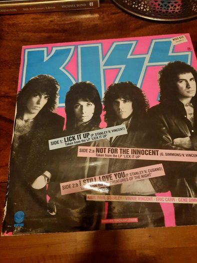 KISS: Lick It Up 12" - 1983 Original UK Pressing