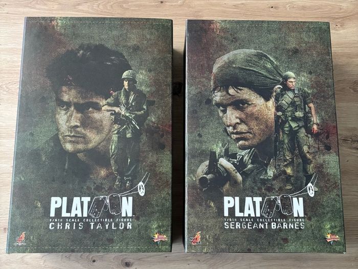 Hot Toys Platoon Chris Taylor (MMS135) & Sergeant Barnes (MMS141) Set