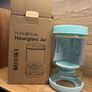 Glass Pickle Jar with Strainer Flip, Pickle Container with Lid,Olives Hourglass Jar,Pickle Juice Separator jar 1000ml Image 3