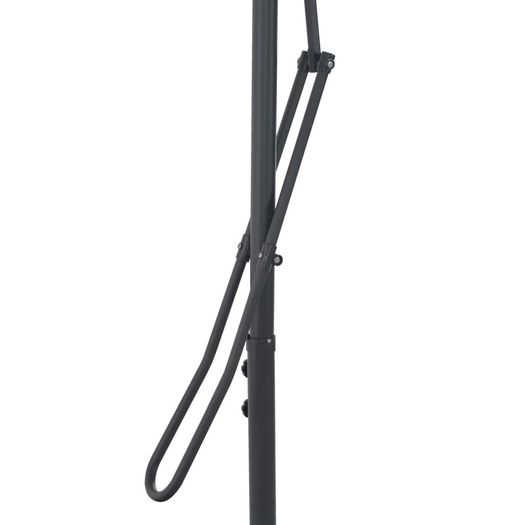 Outdoor Parasol with Steel Pole Blue 250x250x230 cm