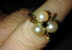 9ct pearl ring