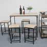 1 dining  Table and 4 stools Image 2