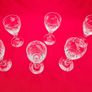 Vintage Duiske Handcut Crystal sherry/liquor stemmed glasses Image 5