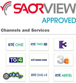 Satellite Tv + Saorview Installation With Recording Box 299