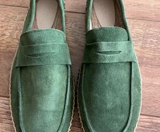 Suede mens loafers