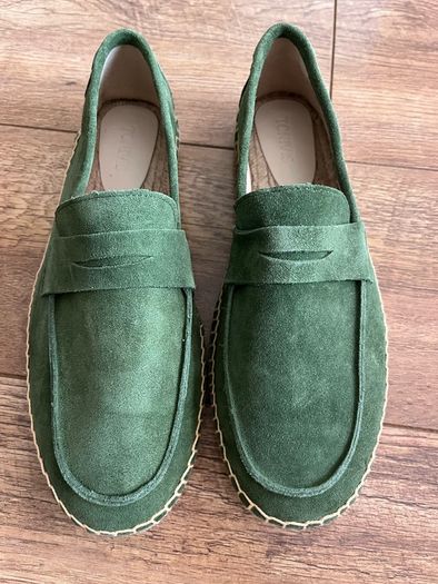 Suede mens loafers
