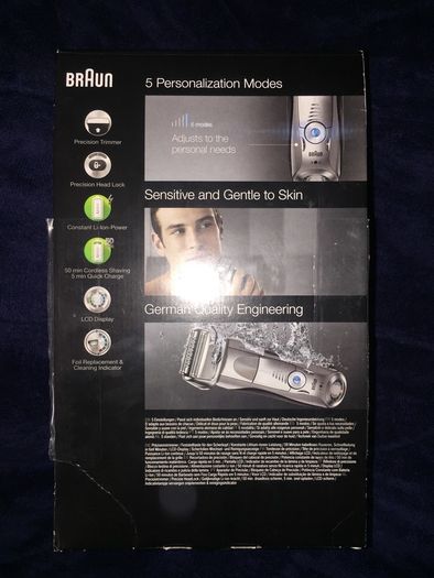 Braun Series 7 electric shaver Wet and Dry
