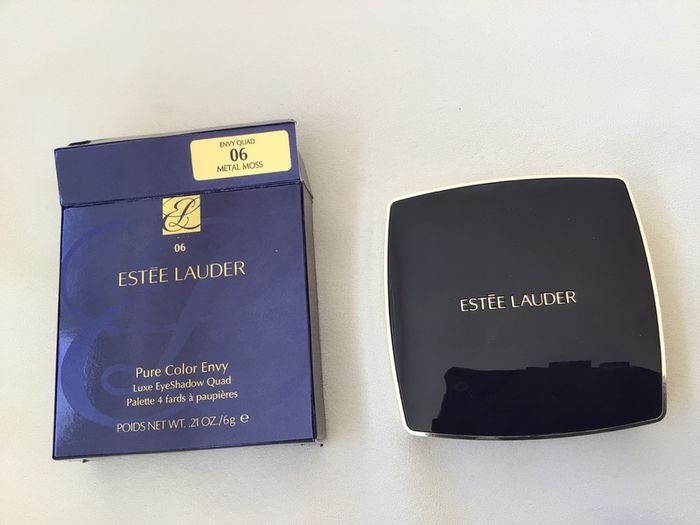 Brand New Estee Lauder Pure Color Envy Luxe Eyeshadow Quad Metal Moss