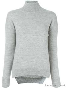 Cedric Charlier Grey High neck jumper Size 12