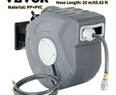 Automatic Retractable Water Hose Reel Garden Hose Pipe Reel Winder Wall Mount for Car Cleaning Irrigation