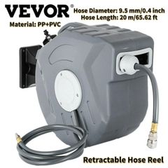 Automatic Retractable Water Hose Reel Garden Hose Pipe Reel Winder Wall Mount for Car Cleaning Irrigation