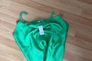 River Island Green Cami Top Size 14 New With Tags