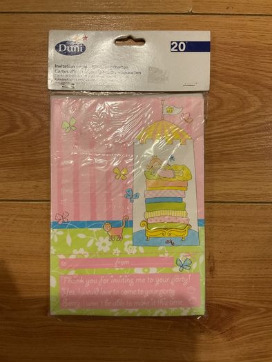 Princess Party Invitations - Pack of 20 Brand New