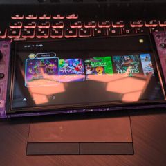 Nintendo Switch OLED (Clear Atomic Purple)