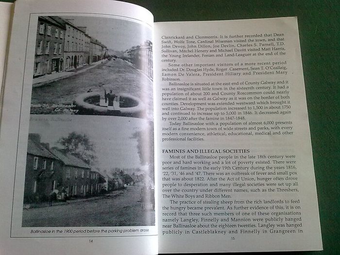 Ballinasloe inniu agus inne Ireland Irish Co. Galway local history