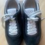 Lodi Love black fabric and suede trainer Image 3