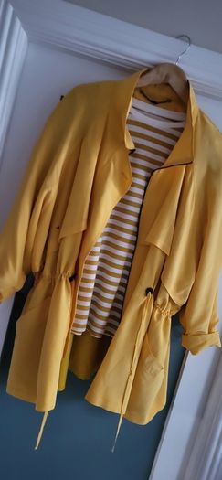 Ralph Sunburst Silk Parka Jacket Sz 16UK (Fit 14-18 UK) - Rrp 199 ( New)