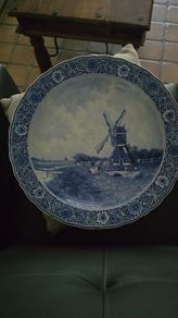 Dutch antique wall plate