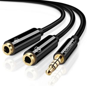 3.5mm male to 2 Female Audio Cable