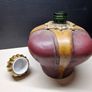 Vintage Italian Leather Decanter Crown Design (18 cm) Image 7