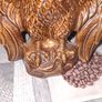 Vintage Mid-Century Ceramic American Bald Eagle Statue Image 2