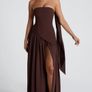 Brown maxi dress Image 3
