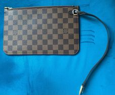 Louis Vuitton Damier Ebene Neverfull MM zipped pouch