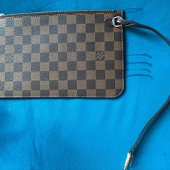 Louis Vuitton Damier Ebene Neverfull MM zipped pouch