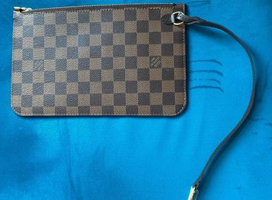 Louis Vuitton Damier Ebene Neverfull MM zipped pouch