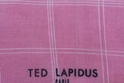 Ted Lapidus pink and white scarf