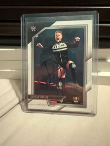 wwe Jordan Devlin signed topps trading card