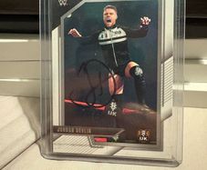 wwe Jordan Devlin signed topps trading card