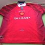 Mint 1996/98 Manchester United #7 George Best Umbro Home Jersey Size 3XL Adults Image 3