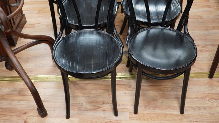 Set of 9 Vintage Bentwood Dining Chairs
