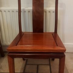 8 Oriental teak Chairs