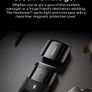 MANSCAPED The Handyman Compact Face Shaver  Portable Mens Travel Facial Hair Groomer USB C Rechargeable Electric Razor Waterproof Cordless Dual Action SkinSafe Long Hair Leveler  Foil Blades Image 4