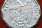 Chile 1979 Vintage Coin Stamp cover BUNC