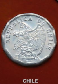 Chile 1979 Vintage Coin Stamp cover BUNC
