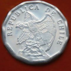 Chile 1979 Vintage Coin Stamp cover BUNC