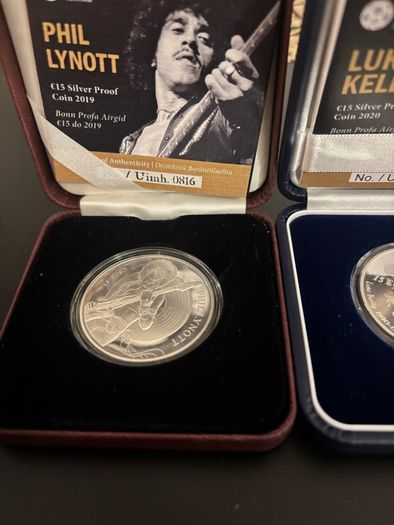 Modern Irish Musicans commemorative coin set