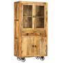 Highboard Solid Mango Wood 95x45x185 cm Image 10