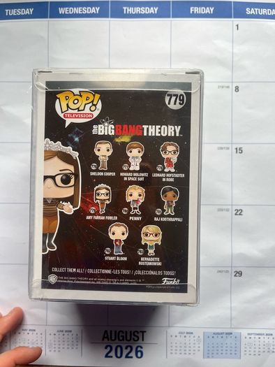 The Big Bang Theory Funko Pops - Sheldon, Leonard, Penny, Raj, Amy Stuart
