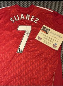 Signed Luis Suarez Jersey
