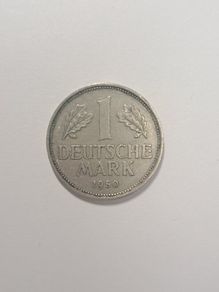 German 1 Deutsche mark coin