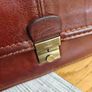 Italian Adpel Leather Clutch Organiser Bag Image 3