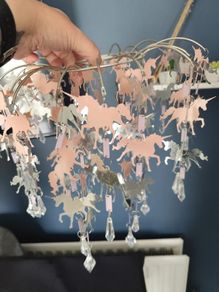 Pretty Unicorn Chandelier