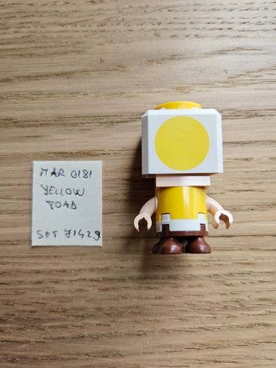 lego mar0181 yellow toad, set 71429