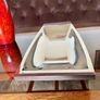 Mid Century Modern Stainless Steel Canoe Tray Danish Lundtofte DKF 1960s Image 3