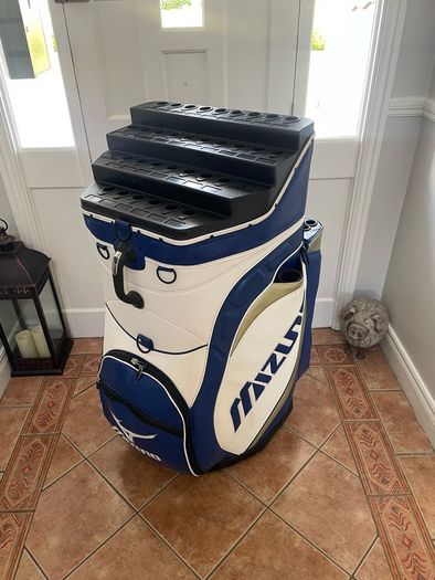 Mizuno Fitting Centre Extra Large Display Wheeled Golf Bag - Man Cave, Home Sim
