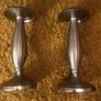 Pair Metal Candlesticks Image 2